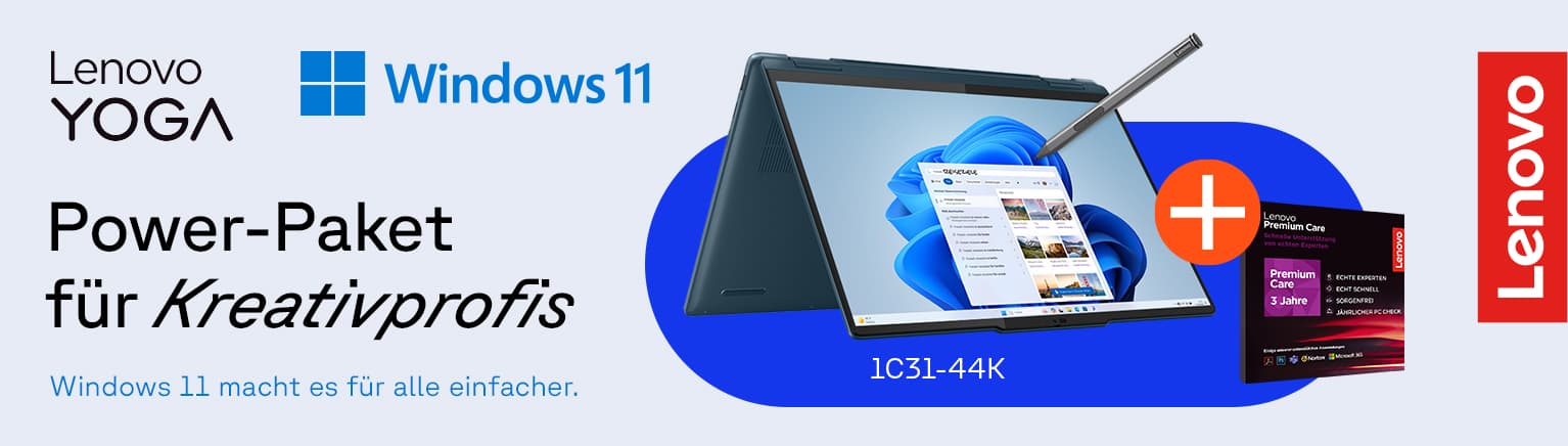 Zu den Lenovo Yoga-Notebooks