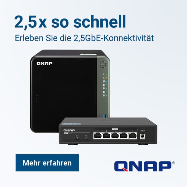 Zu den QNAP-NAS mit 2,5GbE