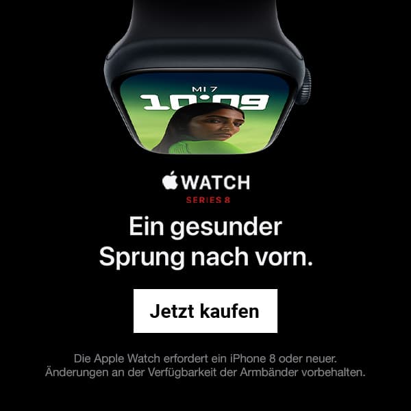Zur Apple Watch Series 8 bei Cyberport