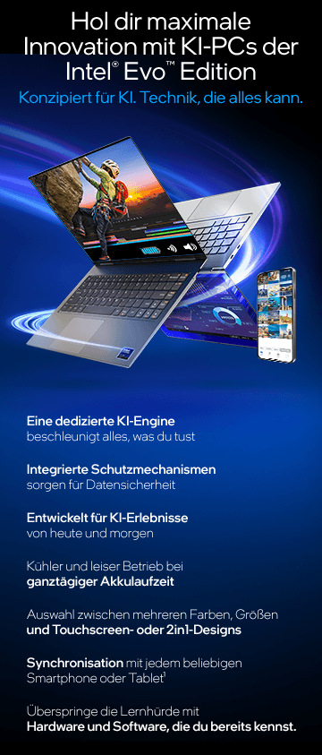 Zu den Produkten mit Intel® Core™ Ultra-Prozessoren