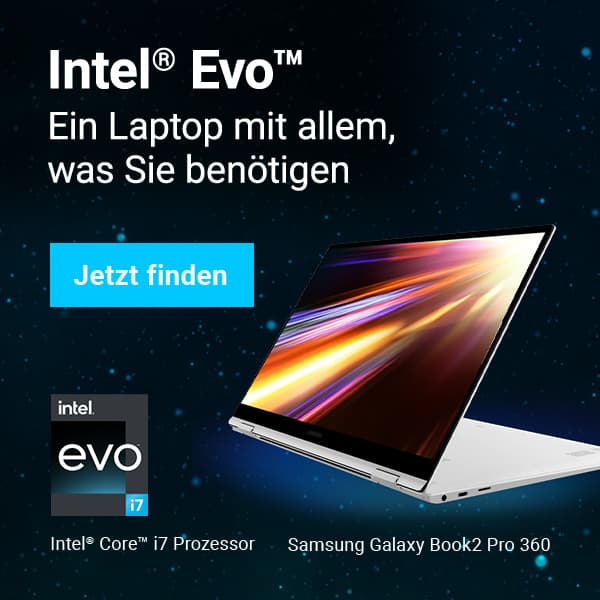 Zu den Notebooks mit Intel® Evo™