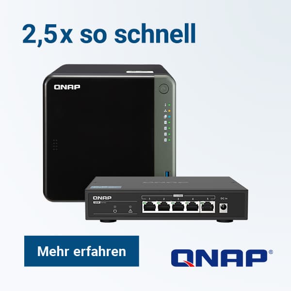 Zu den QNAP-NAS mit 2,5GbE