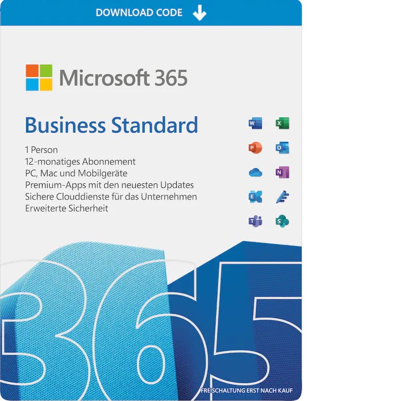 Zur Microsoft 365 Business Standard-Lizenz zum Download