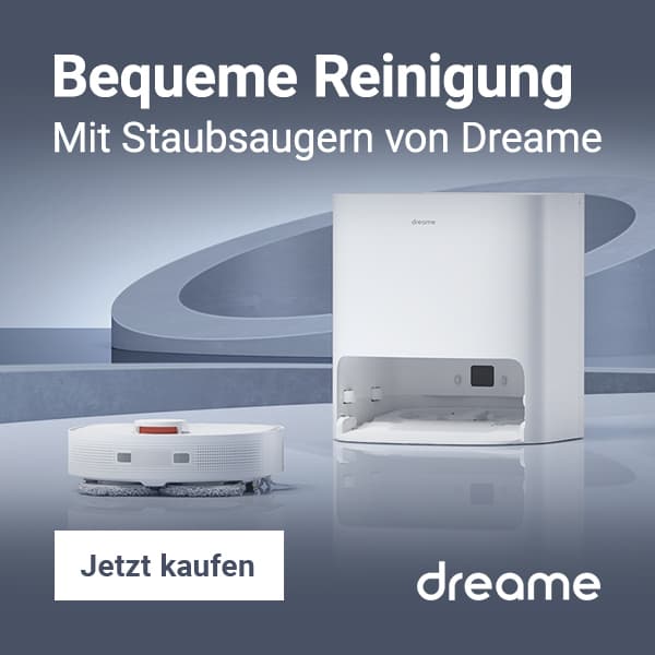 Zu den Dreame Staubsaugerroboter von Cyberport