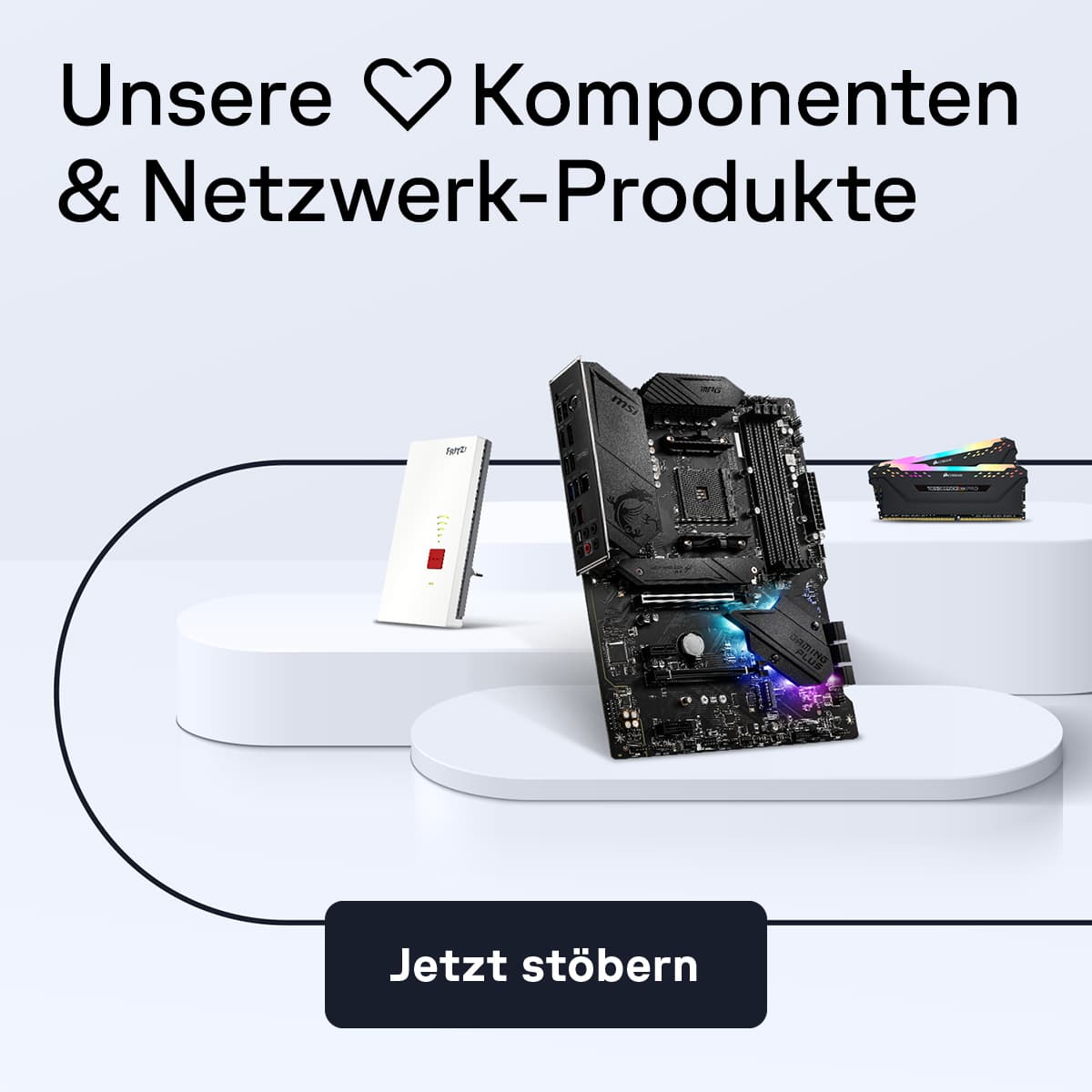 Zu den aktuell beliebtesten Komponenten & Netzwerk-Produkten bei Cyberport