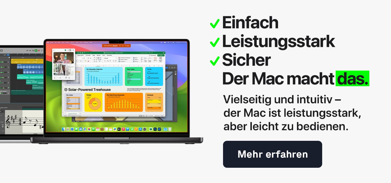 Leistungsstarke Mac für dein Business
