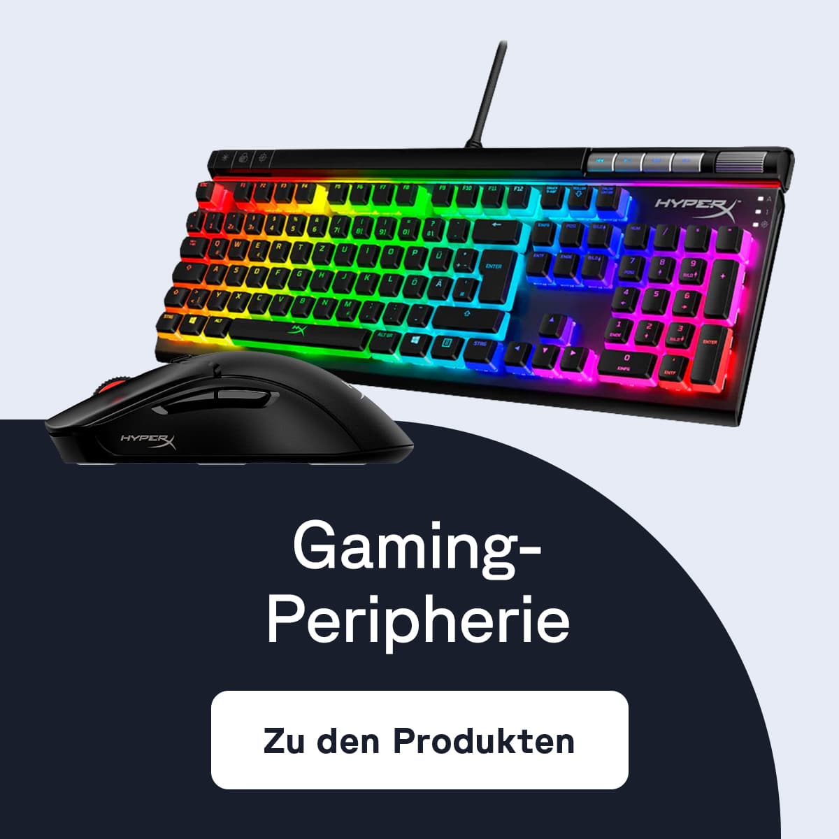 Zu den Gaming-Mäusen & -Tastaturen von HyperX