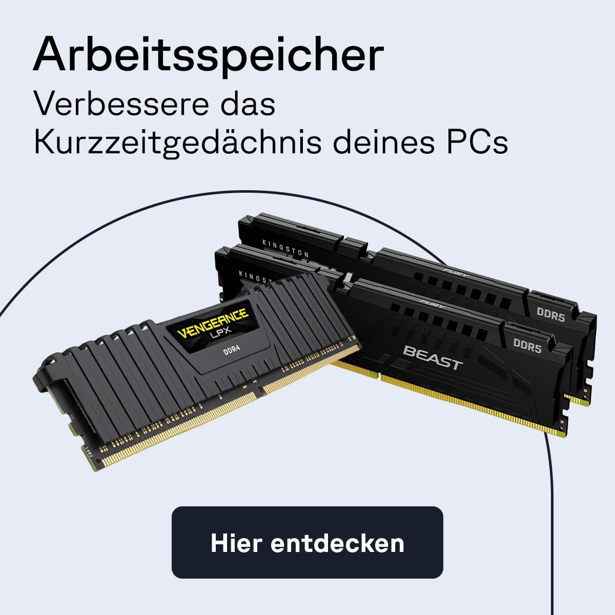Gönn deinem PC jetzt mehr Arbeitsspeicher